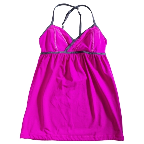 Lululemon Rehearsal Dance Tank hot pink Luxtreme size 2 - Picture 1 of 7